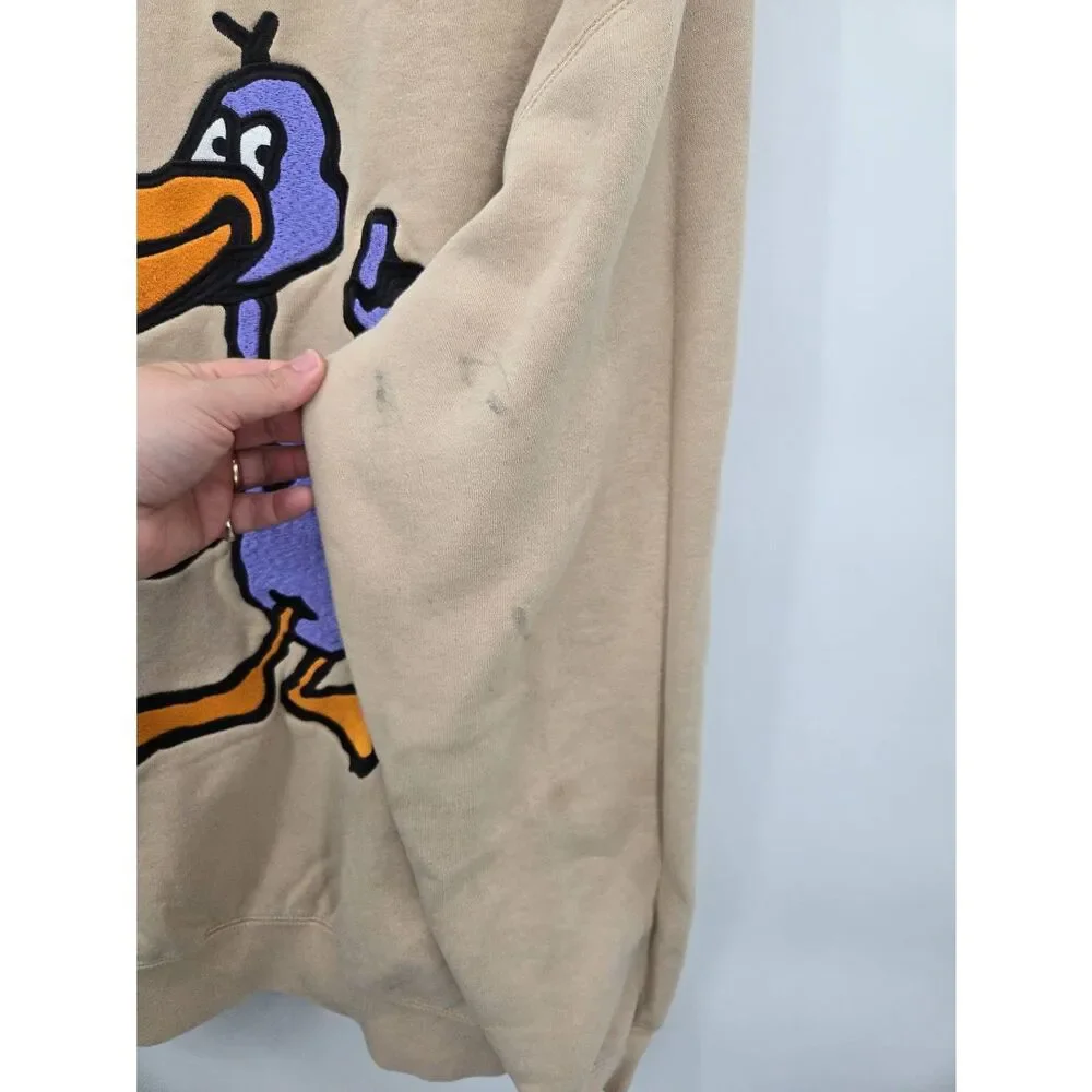 Obey Disco Duck Embroidered Sweatshirt Size Small